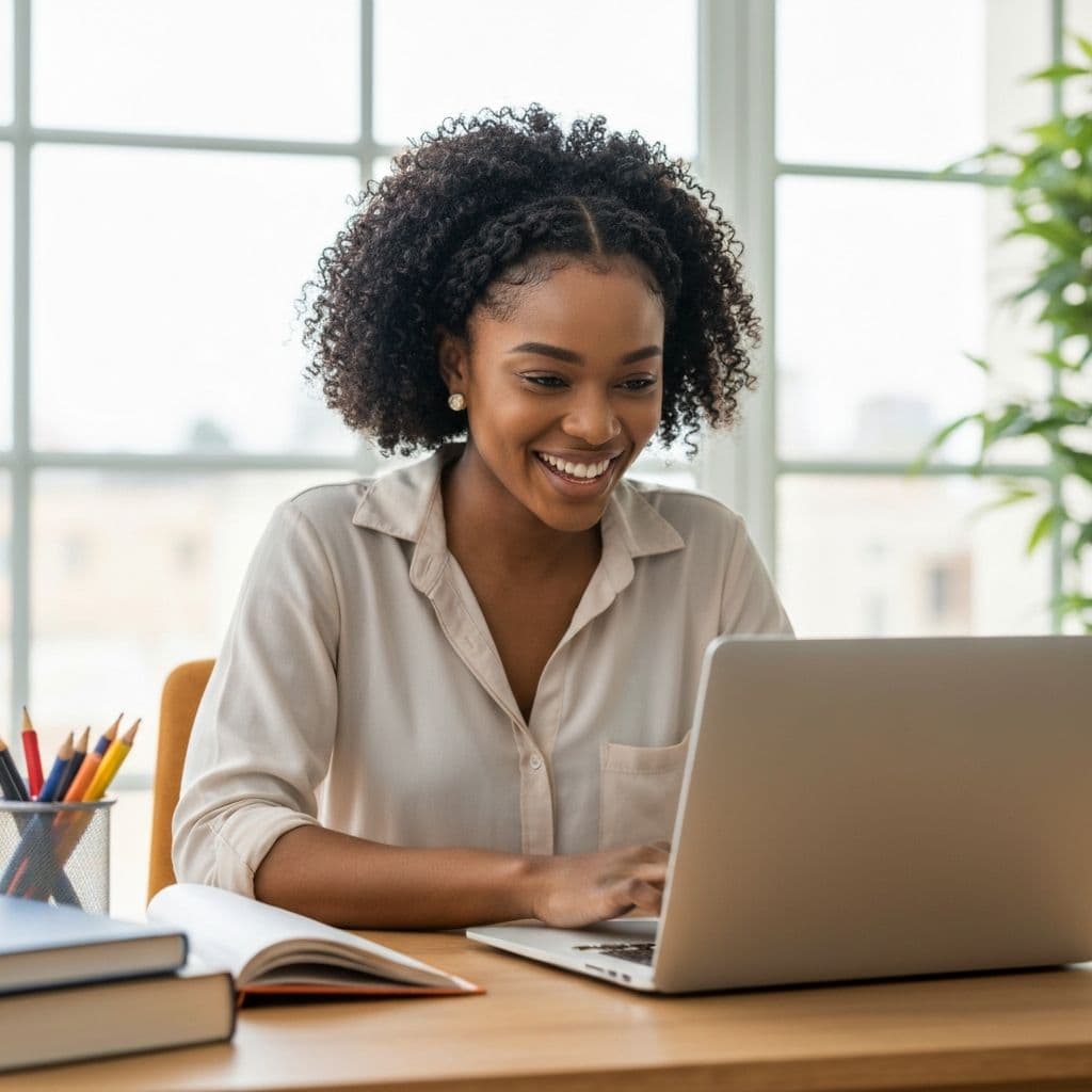 Student learning online
